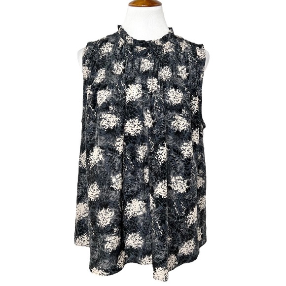Joie Floral Blouse in Pink and Cream